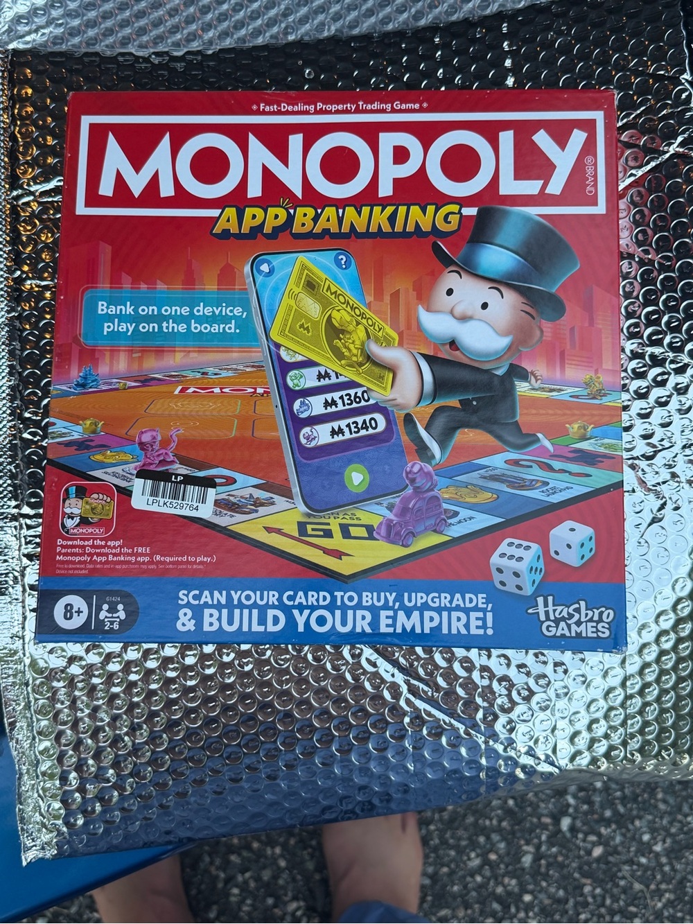 Hasbro Monopoly App Banking Board Game - Red